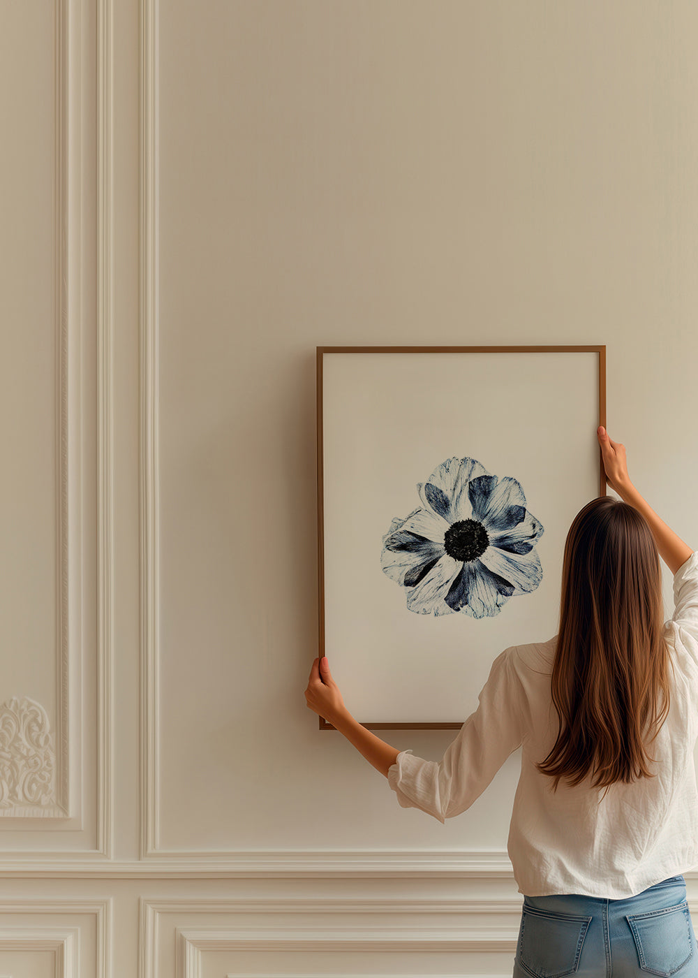 Top flower indigo