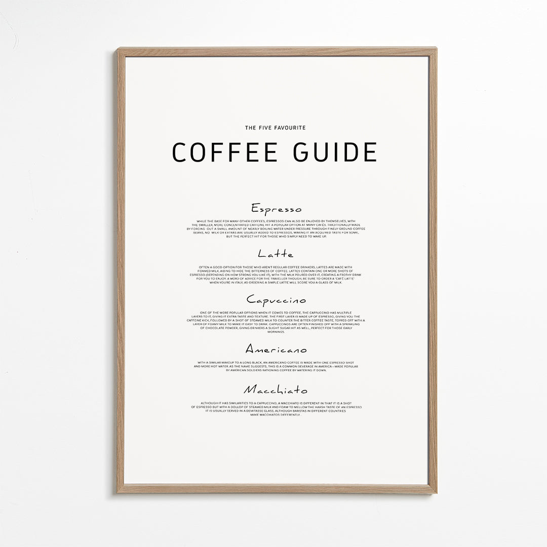 Coffee guide