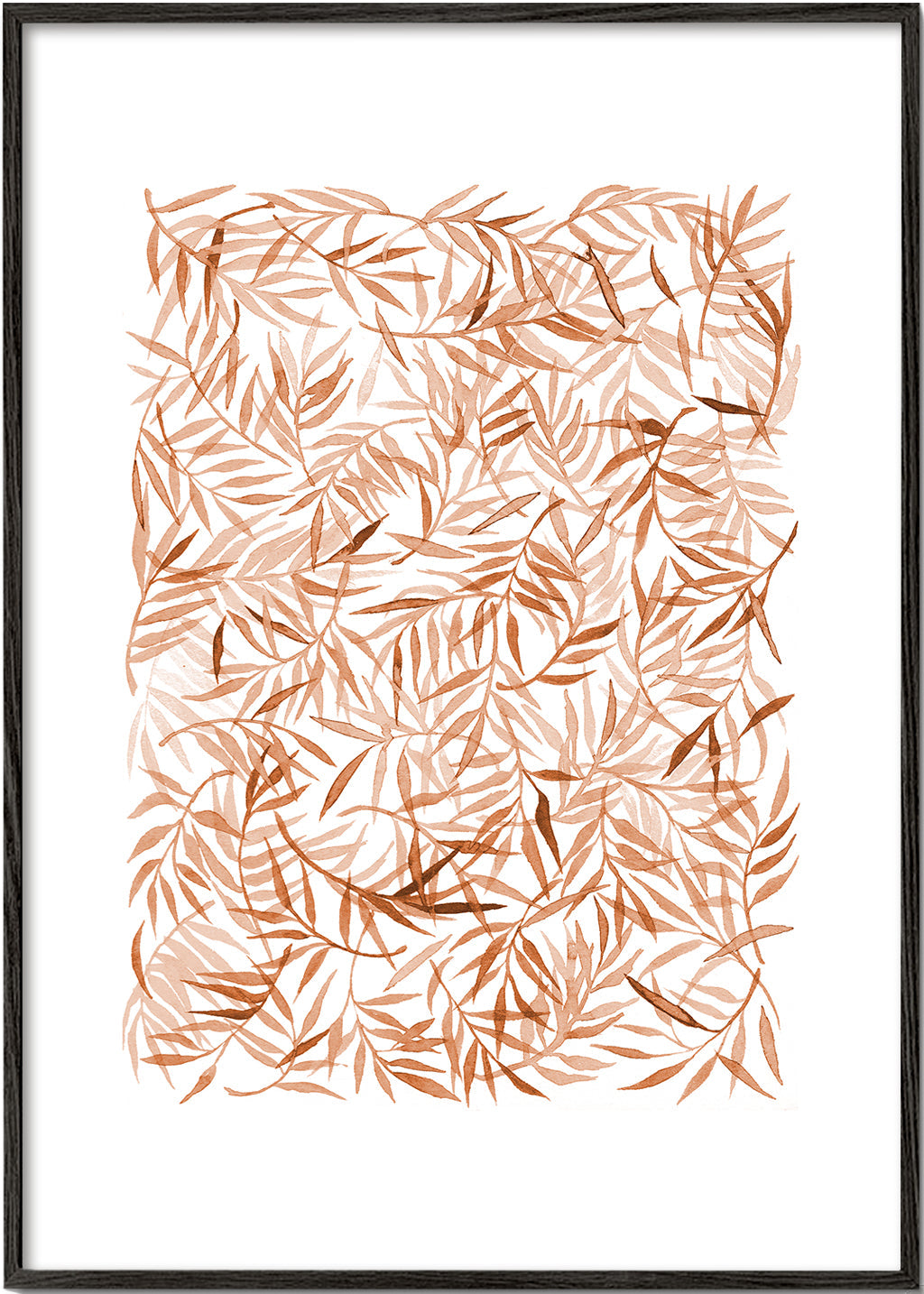 Leaves Pattern - Terracota