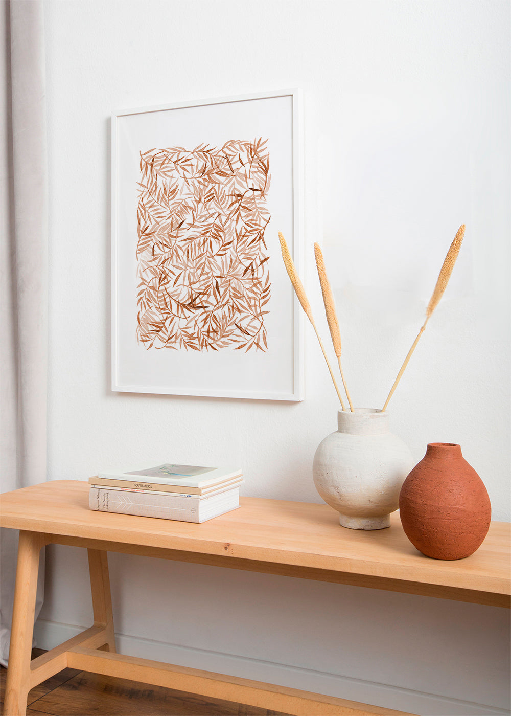 Leaves Pattern - Terracota