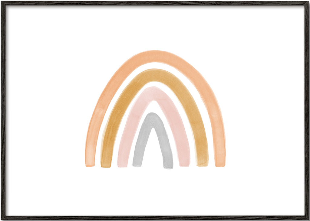 Watercolor rainbow 2