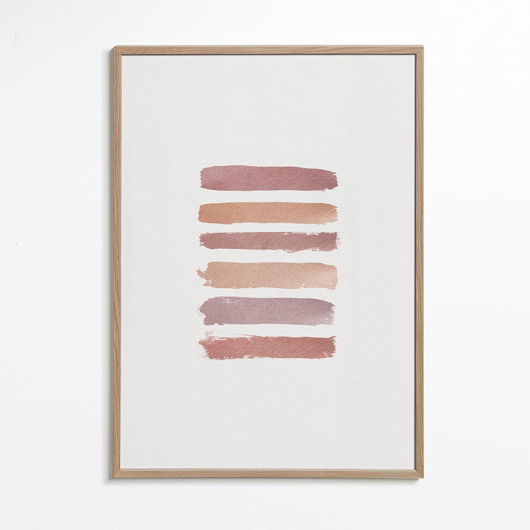 Dusty rose stripes