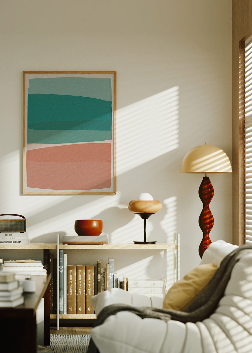 Modern Turquoise and Pink