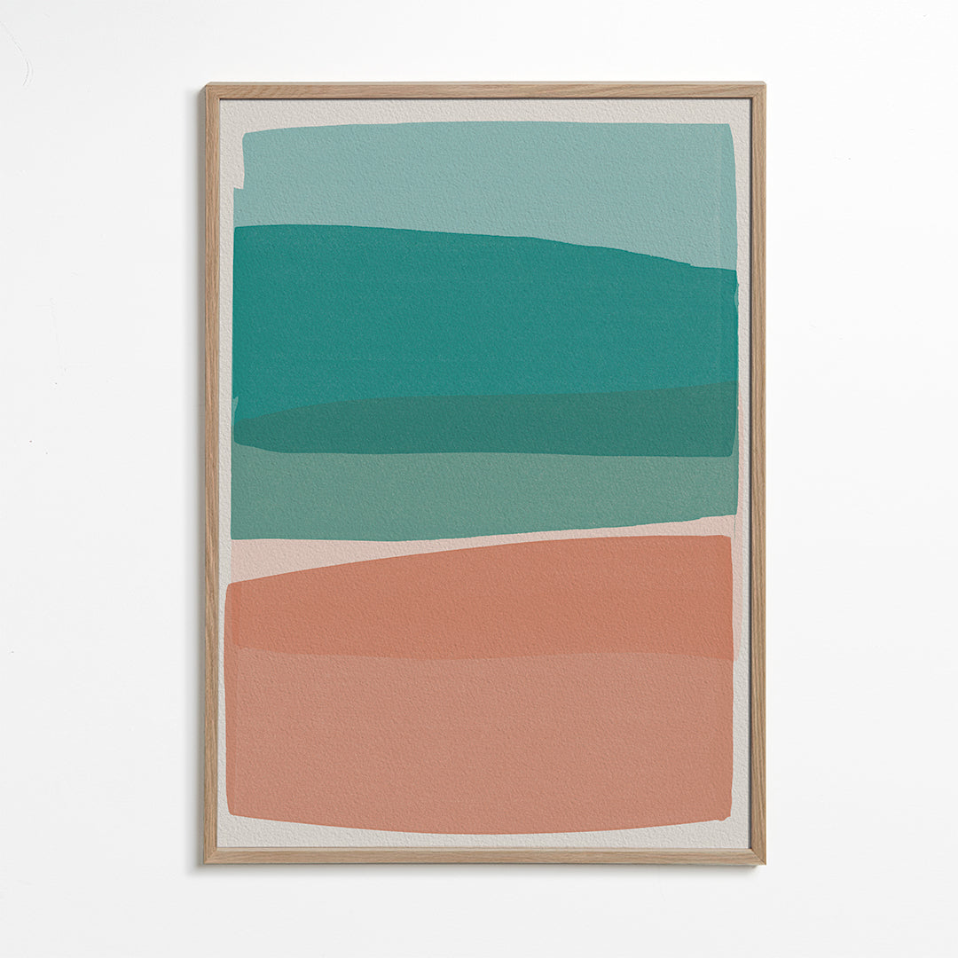 Modern Turquoise and Pink
