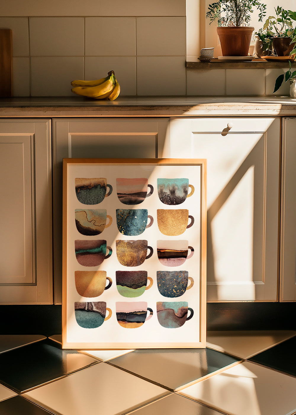 Pretty earthy coffee cups