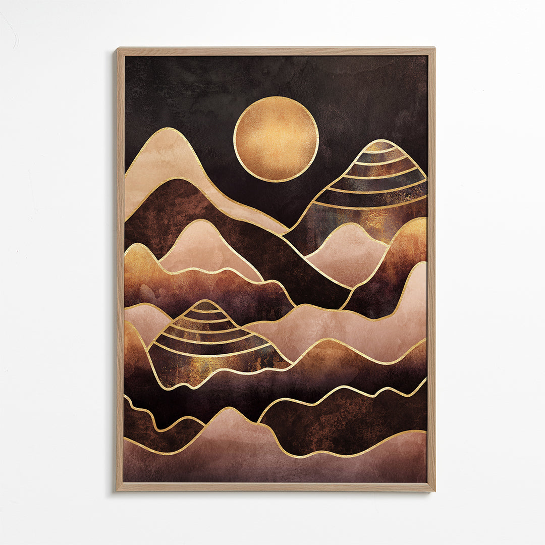 Sunkissed mountains