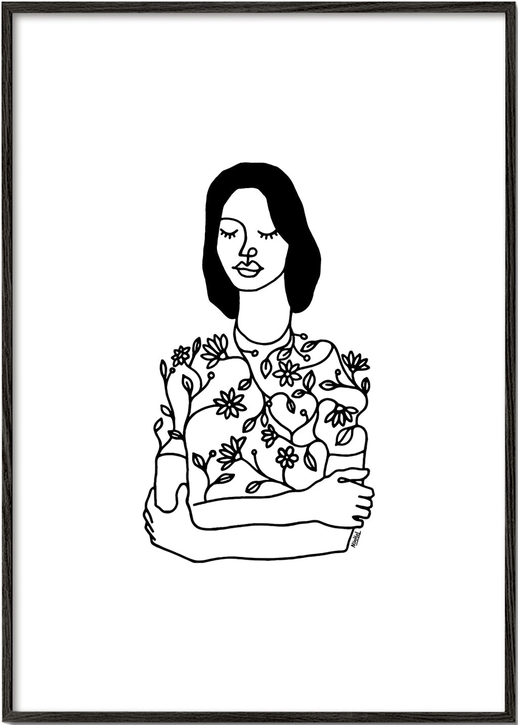 Dress with flowers