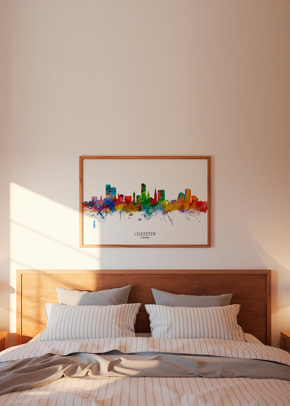 Leicester skyline multicolour