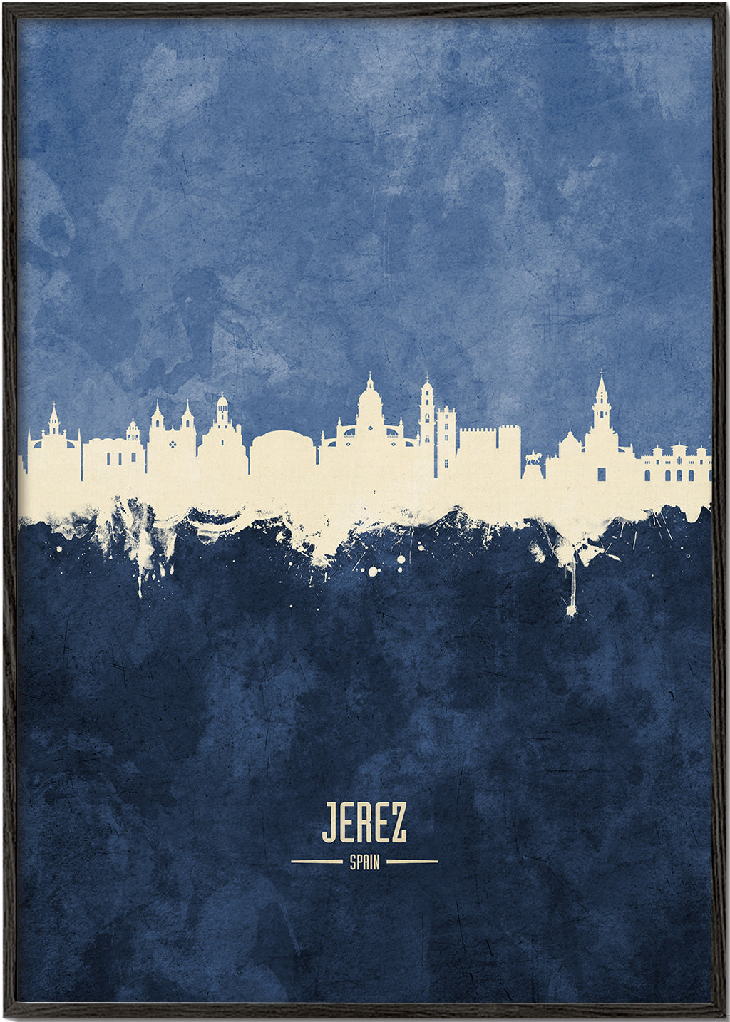 Jerez skyline blue