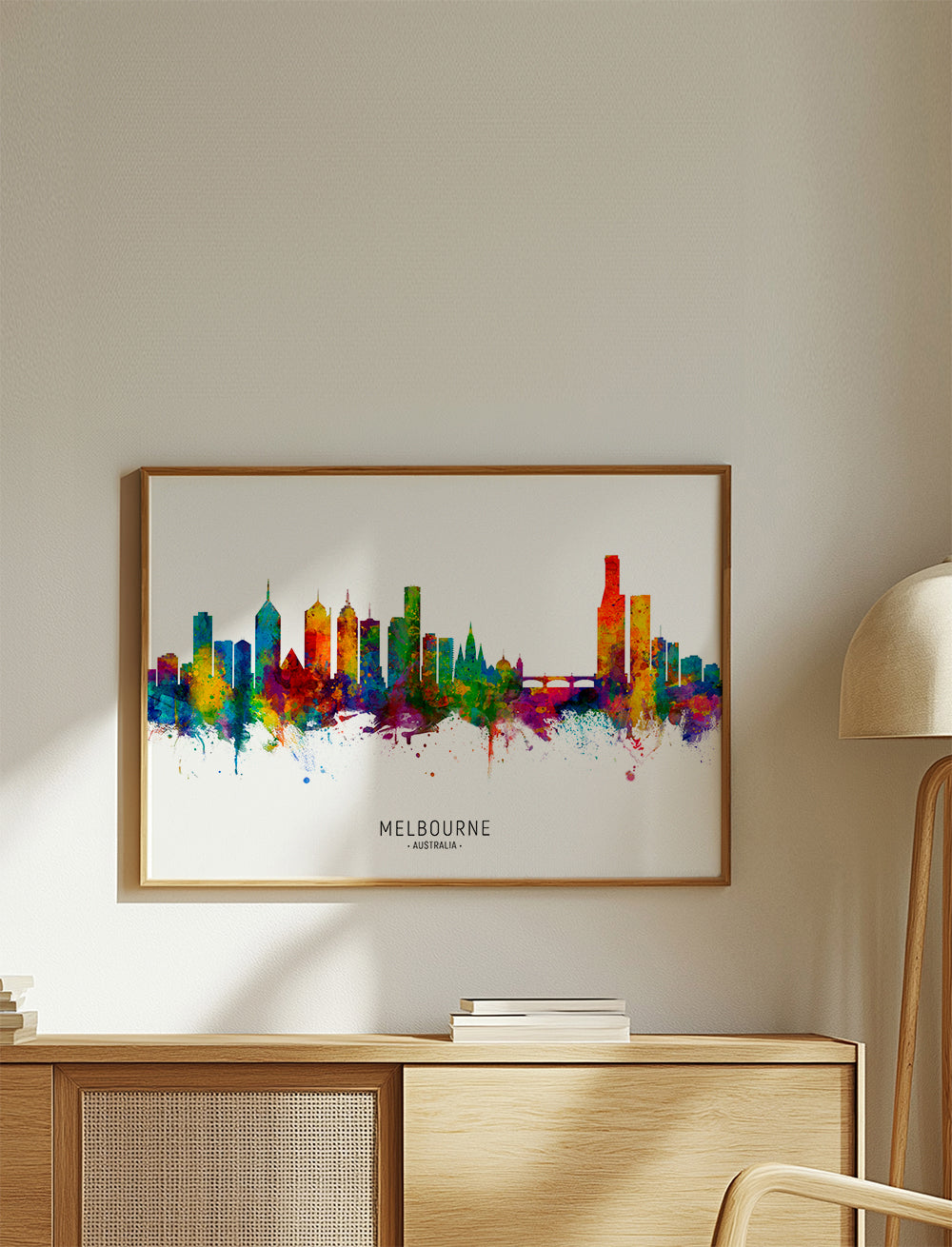 Melbourne Skyline multicolour