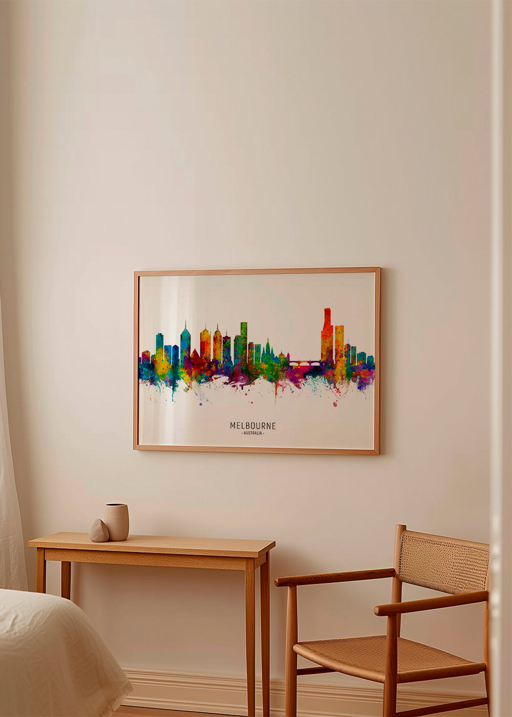 Melbourne Skyline multicolour