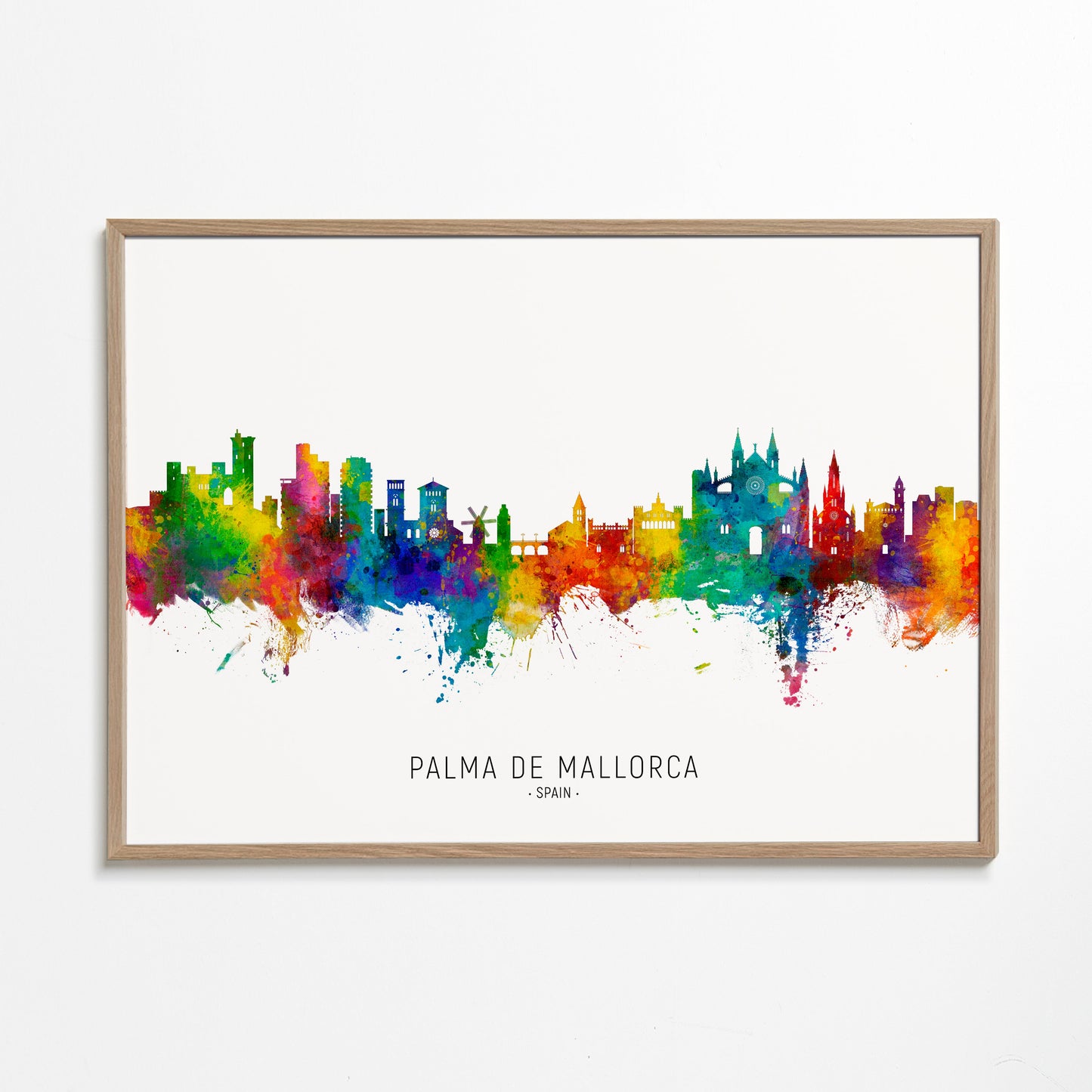Palma de Mallorca Skyline multicolour