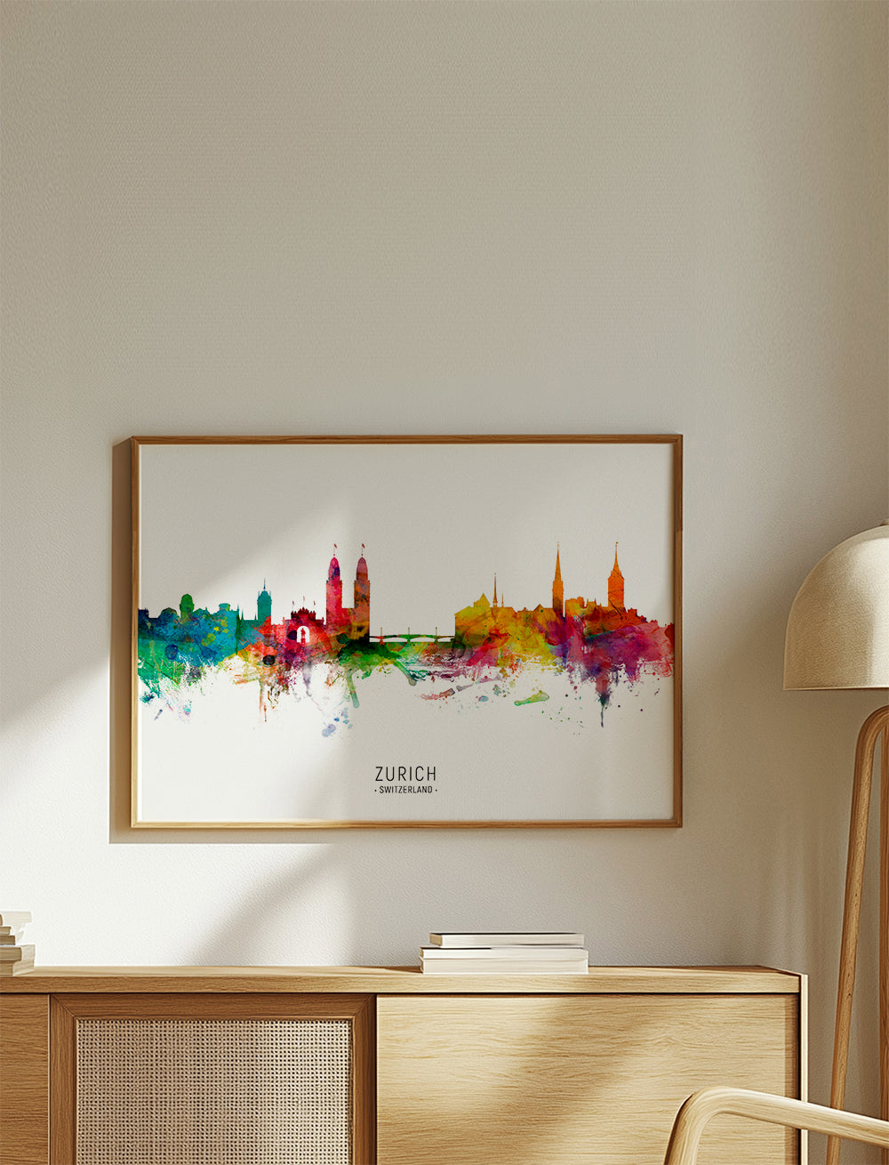 Zurich Skyline multicolour