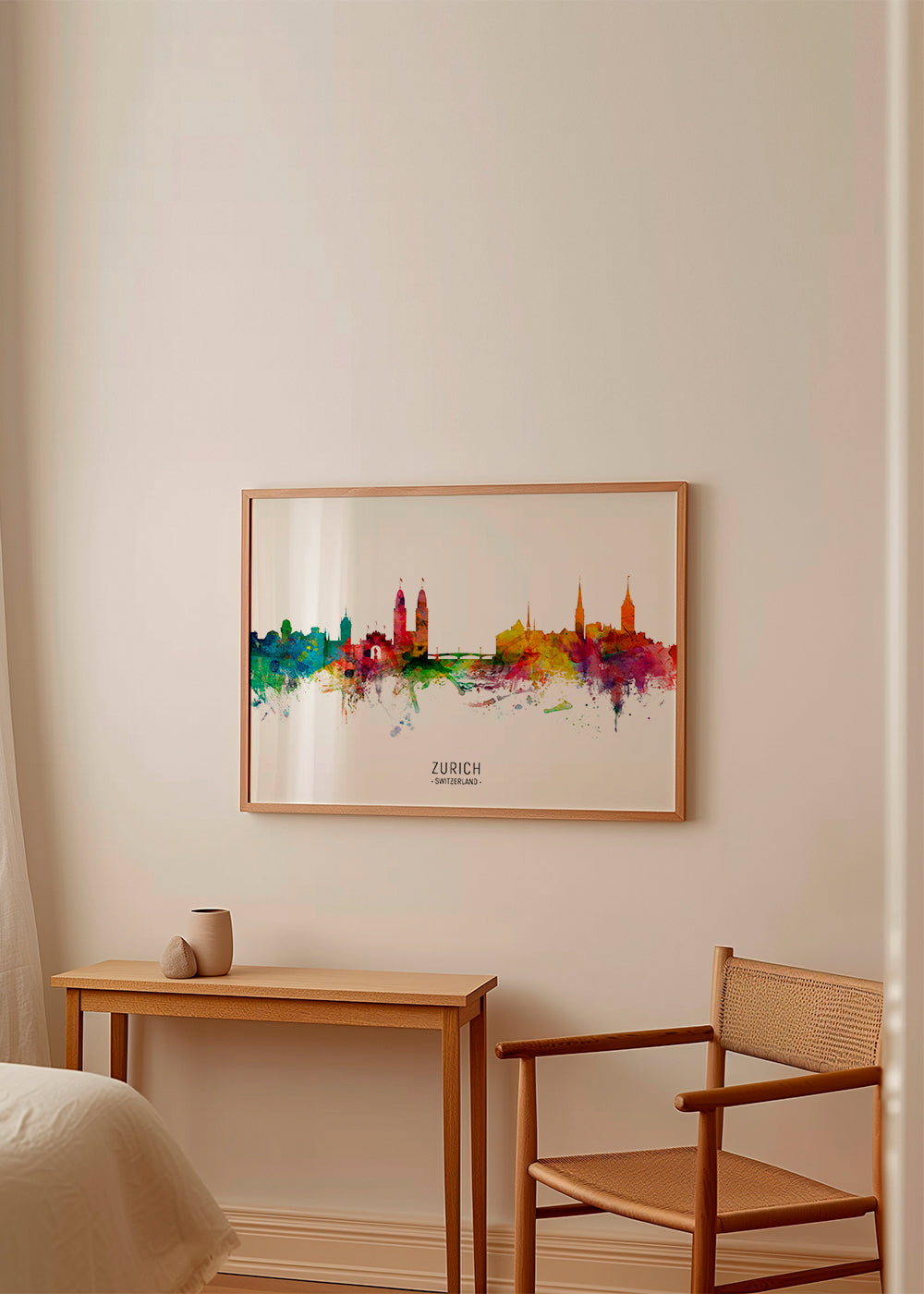 Zurich Skyline multicolour
