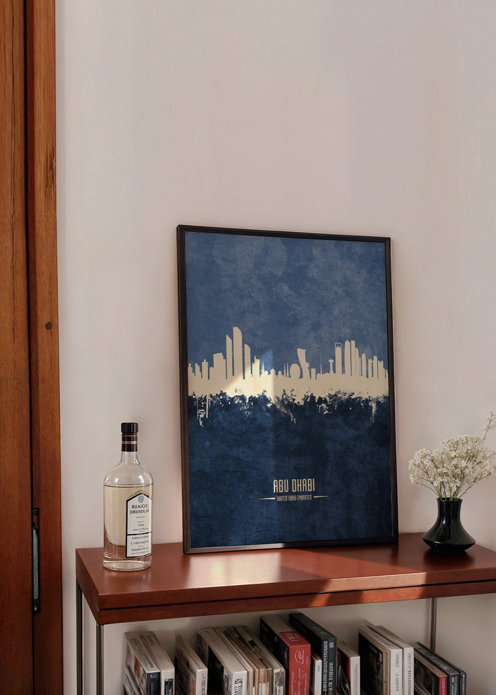 Abu Dhabi Skyline blue