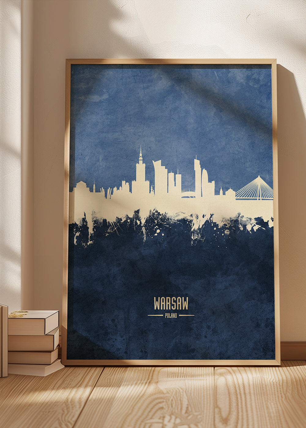 Warsaw Skyline blue