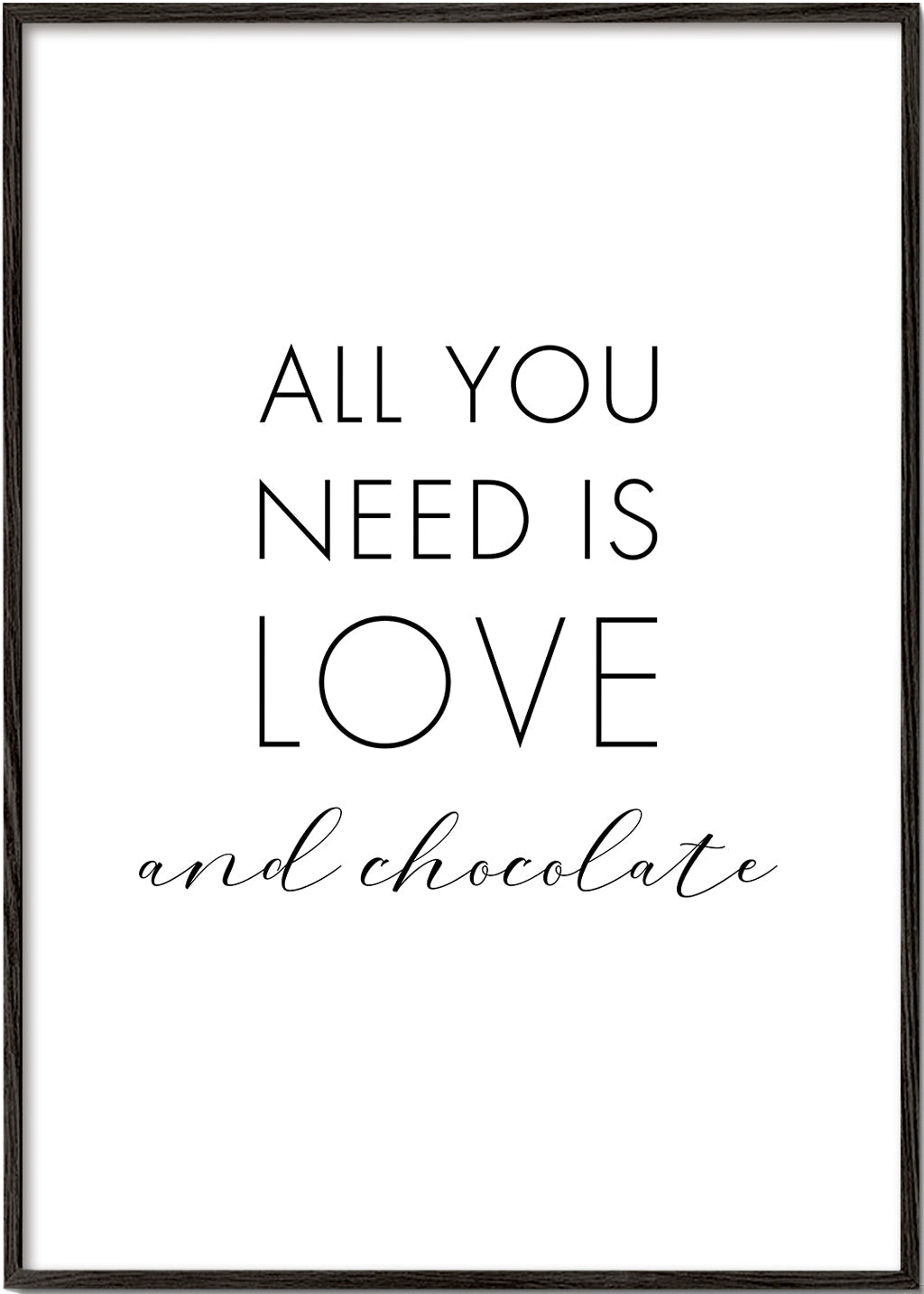 All you need is love and chocolate