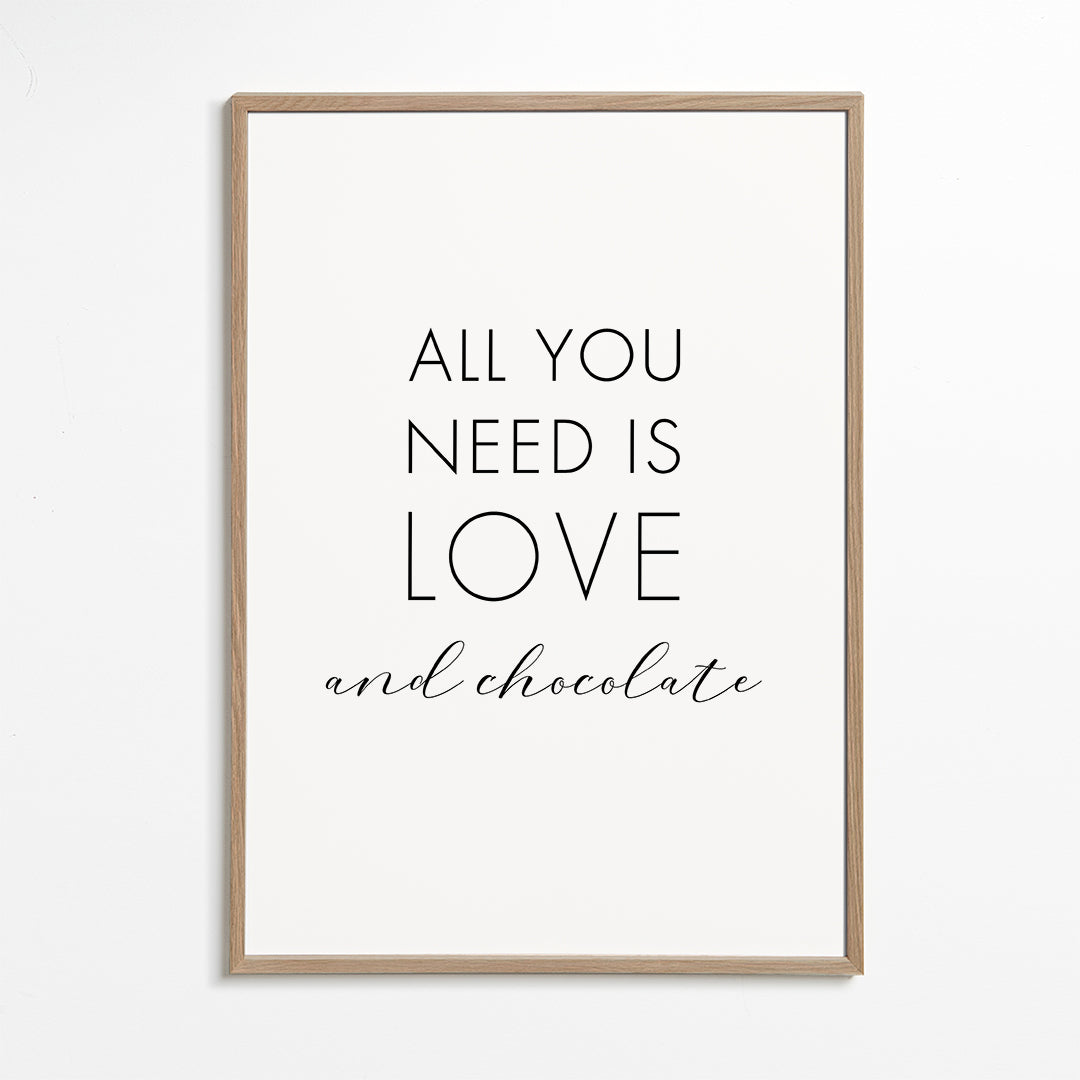 All you need is love and chocolate