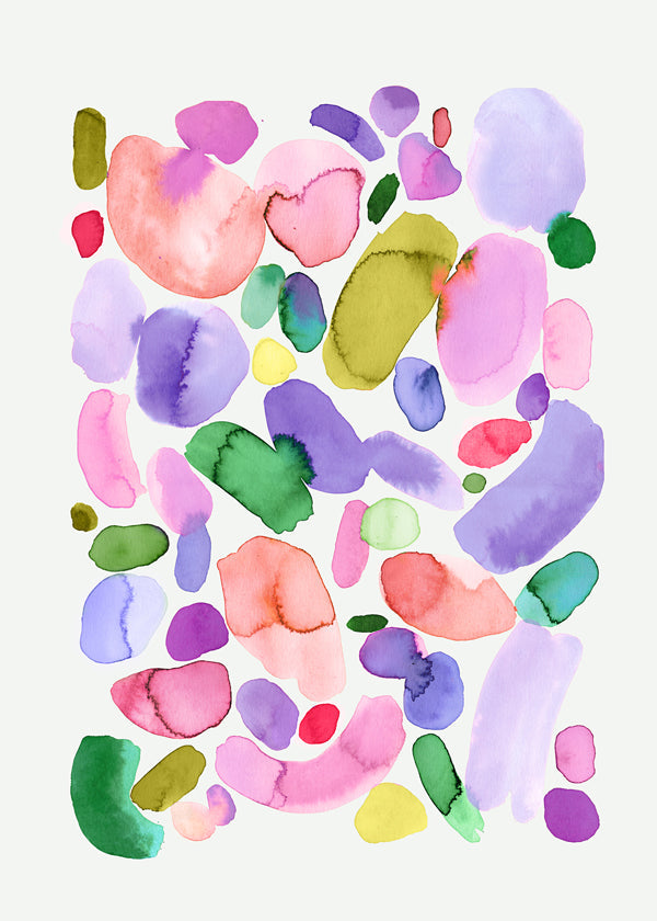 Watercolor Abstract Bold I