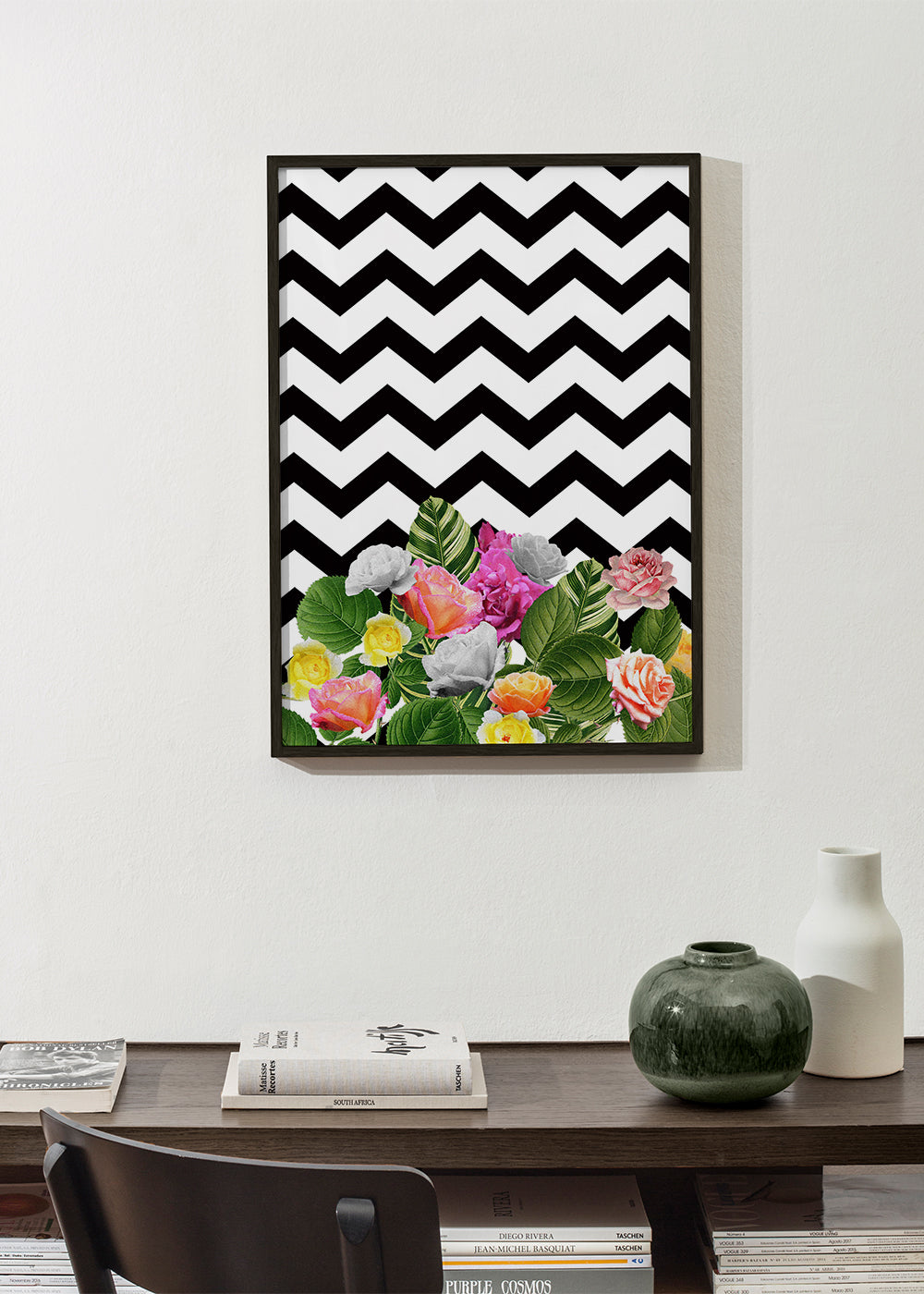 Chevron Floral