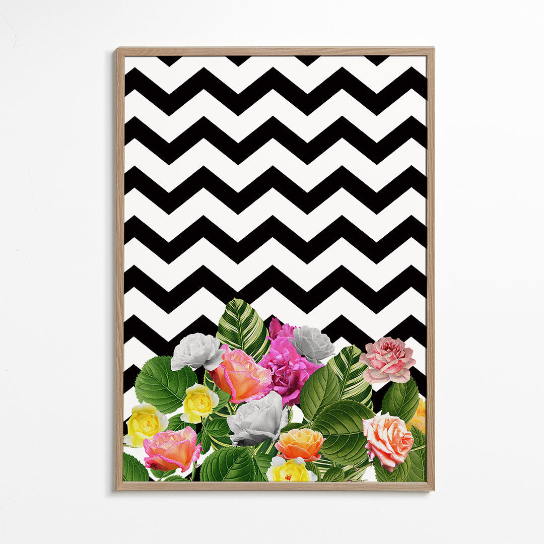 Chevron Floral
