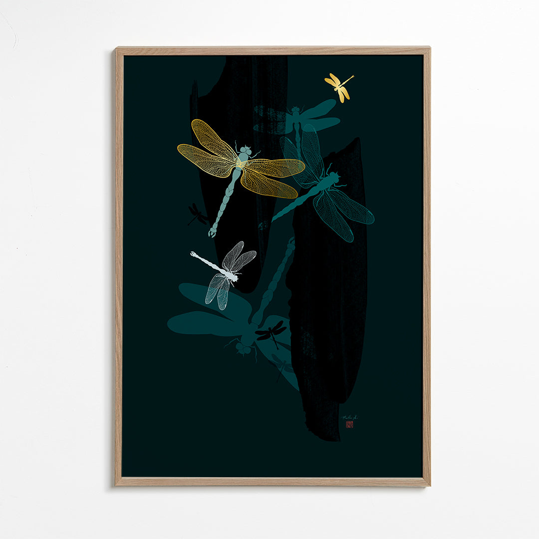 Midnight Dragonflies
