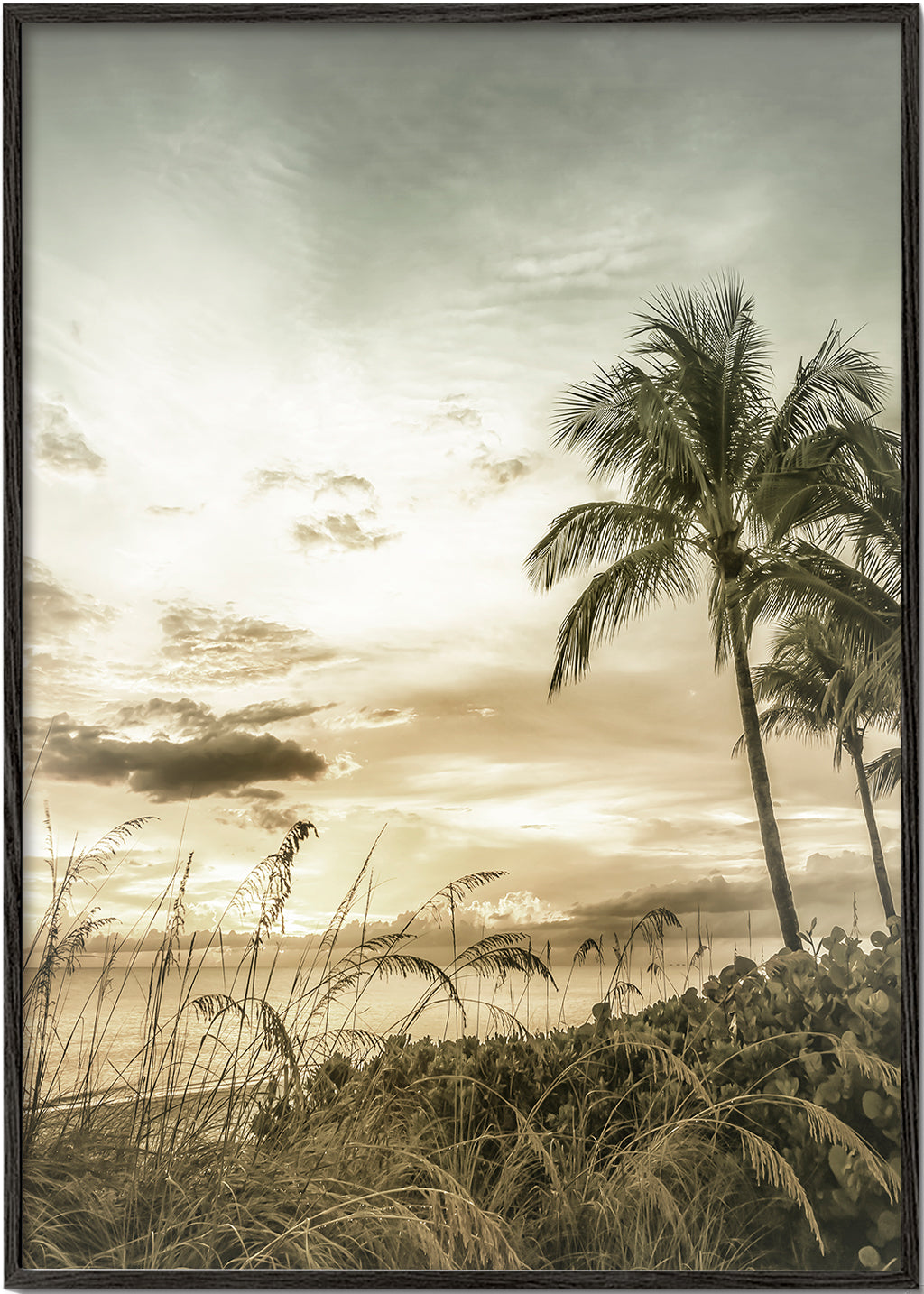 BONITA BEACH Bright Vintage Sunset