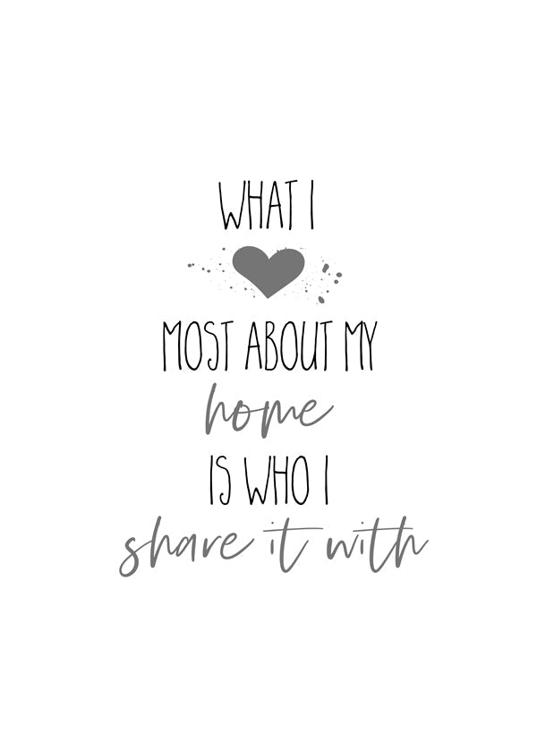 What I love most about my home
