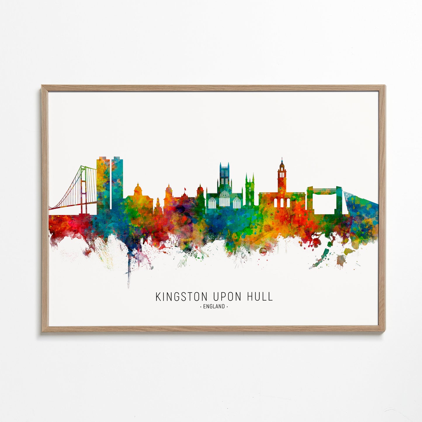 Kingston upon Hull Skyline multicolor