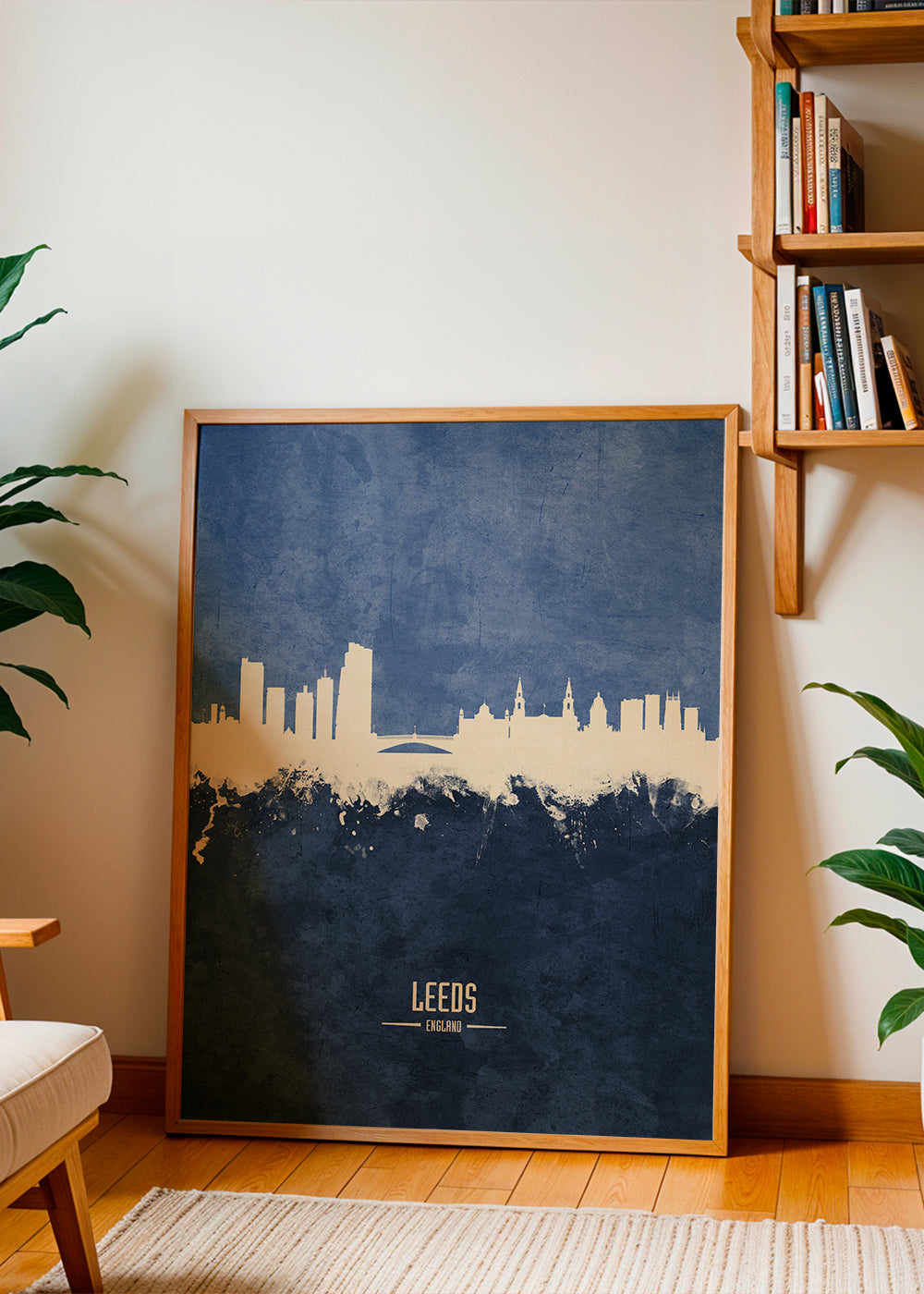 Leeds Skyline blue