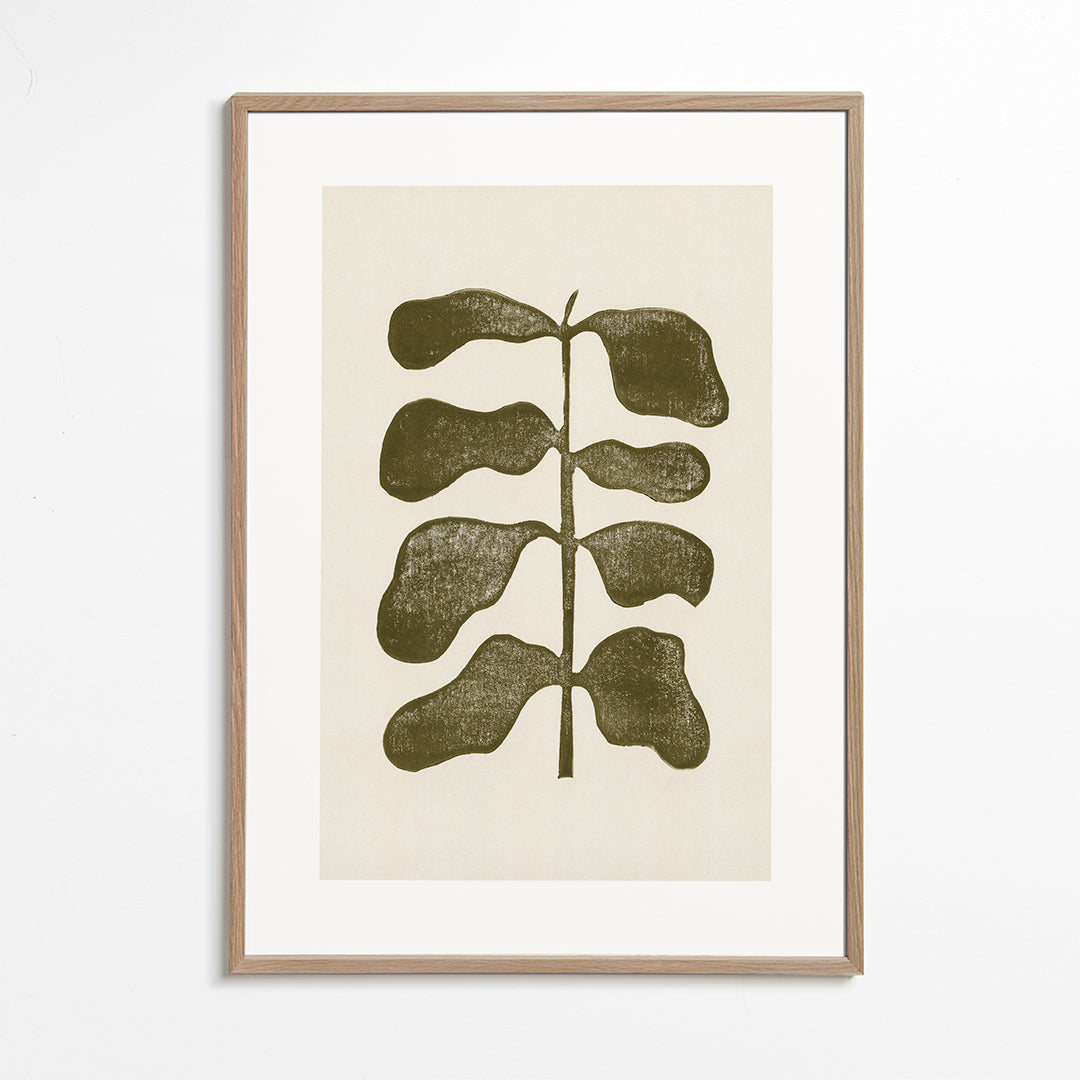 Linocut Plant - Alisa Galitsyna