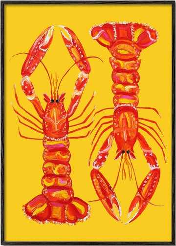 Langoustines On Yellow - Alice Straker