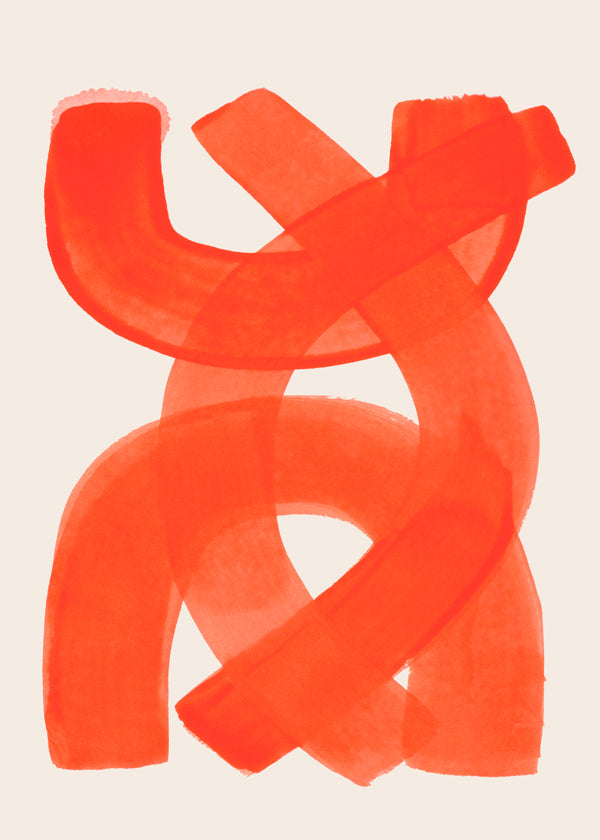 Orange Strokes - Ejaaz Haniff