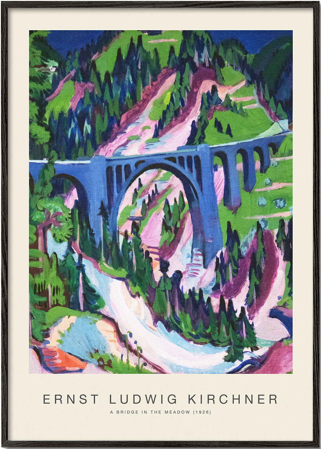 A bridge in the Meadow (Special Edition) - Egon Schiele