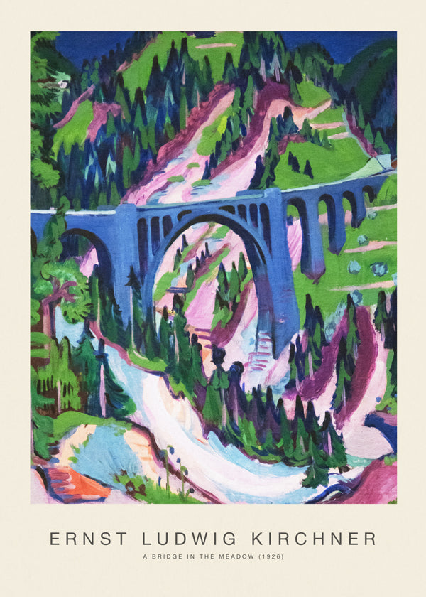 A bridge in the Meadow (Special Edition) - Egon Schiele