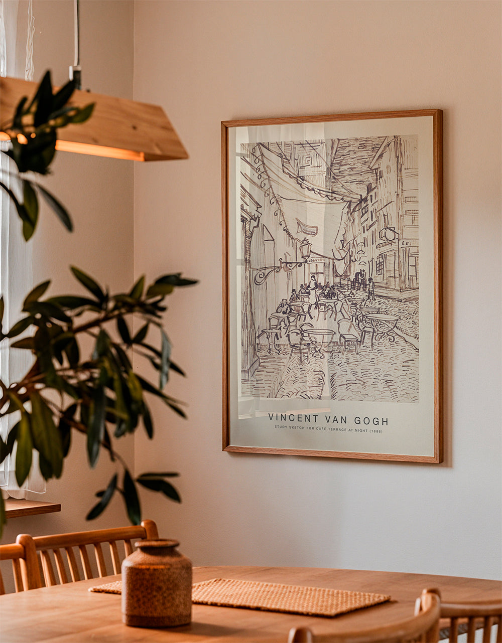 Study Sketch for Café Terrace at Night (Special Edition) - Vincent van Gogh