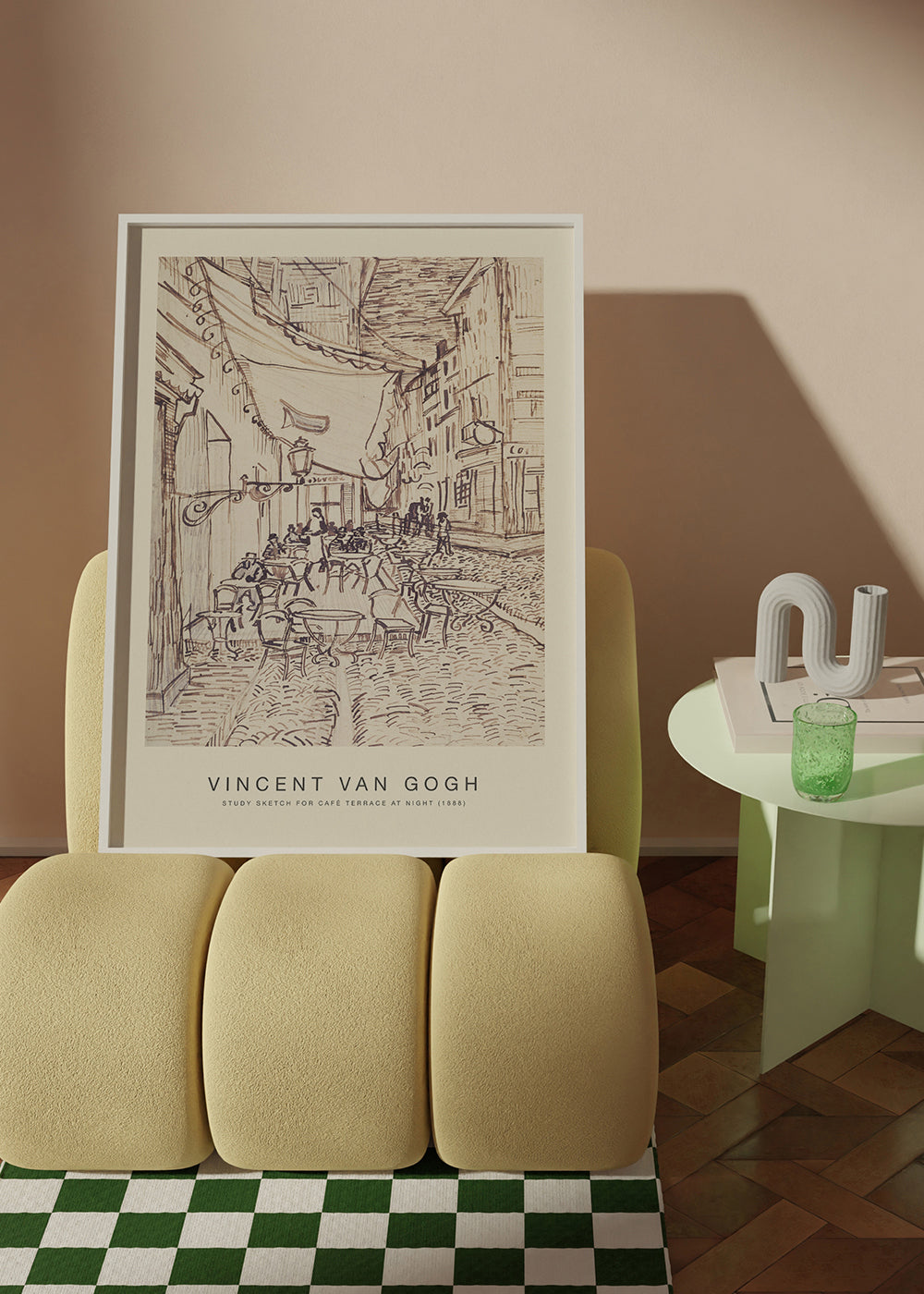 Study Sketch for Café Terrace at Night (Special Edition) - Vincent van Gogh