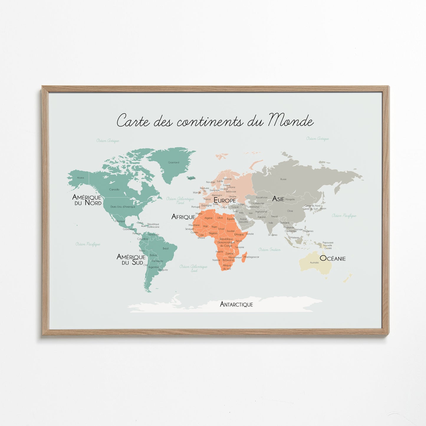Carte du Monde (french)