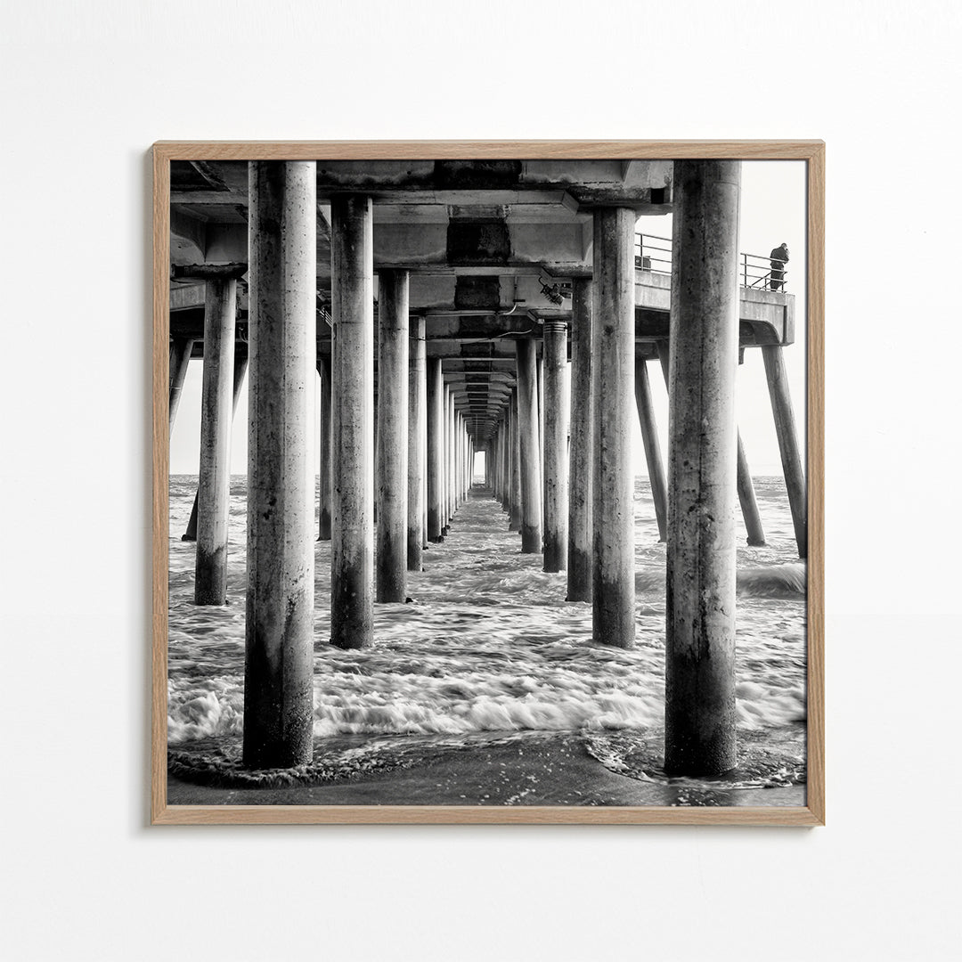 Black California - Underneath Huntington Beach Pier II