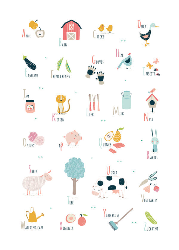 Alphabet Farm (English)