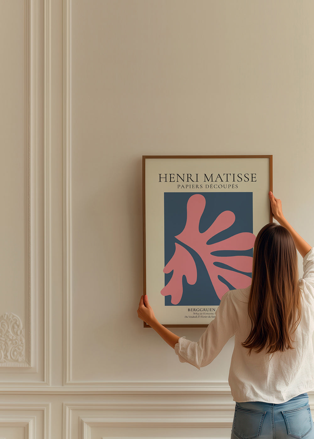 Henri Matisse PINK papiers decoupes I