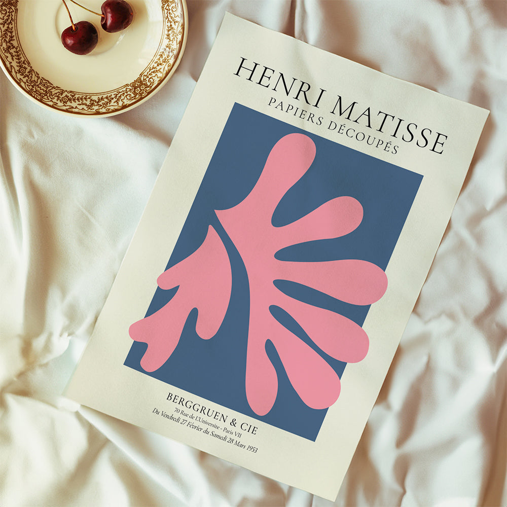 Henri Matisse PINK papiers decoupes I