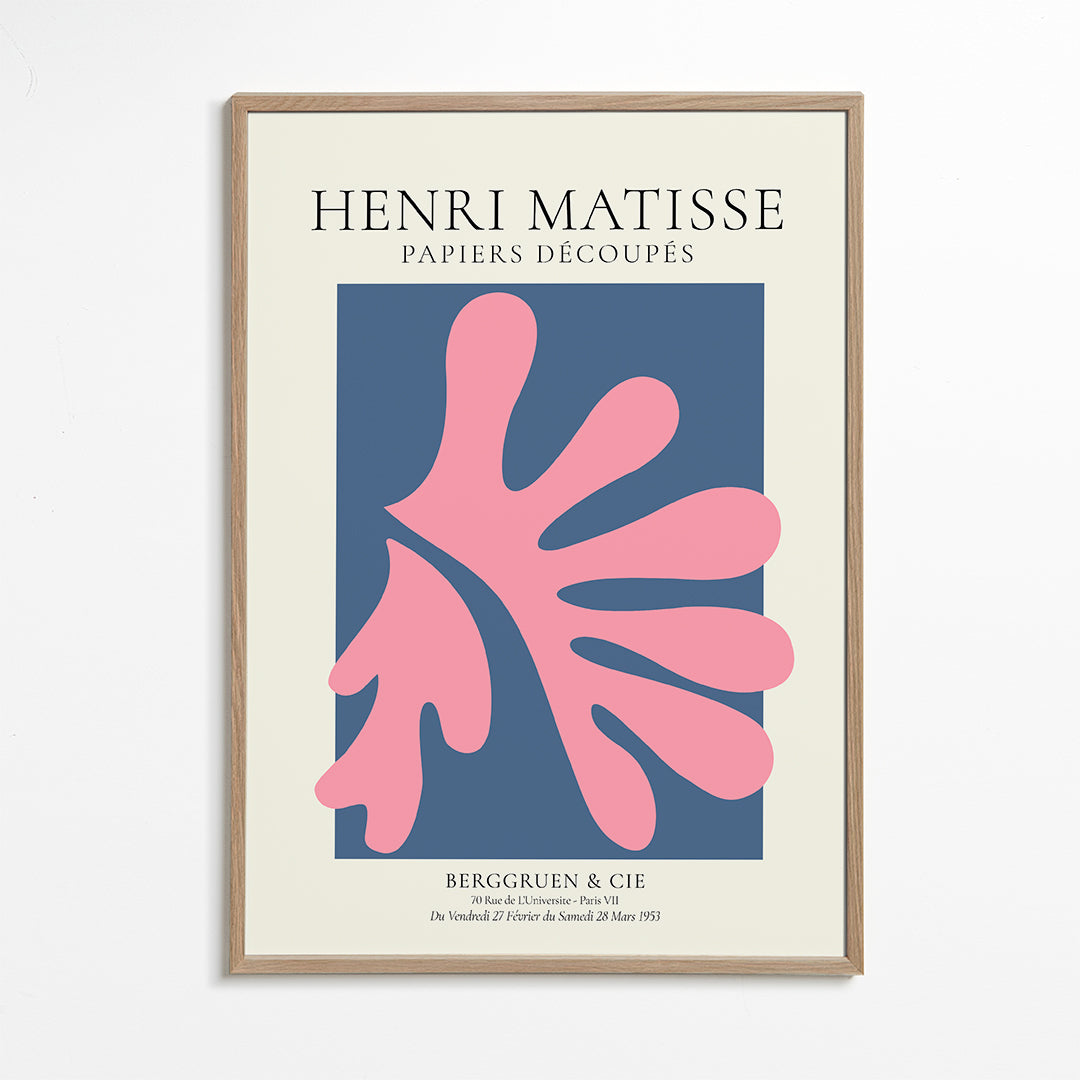 Henri Matisse PINK papiers decoupes I