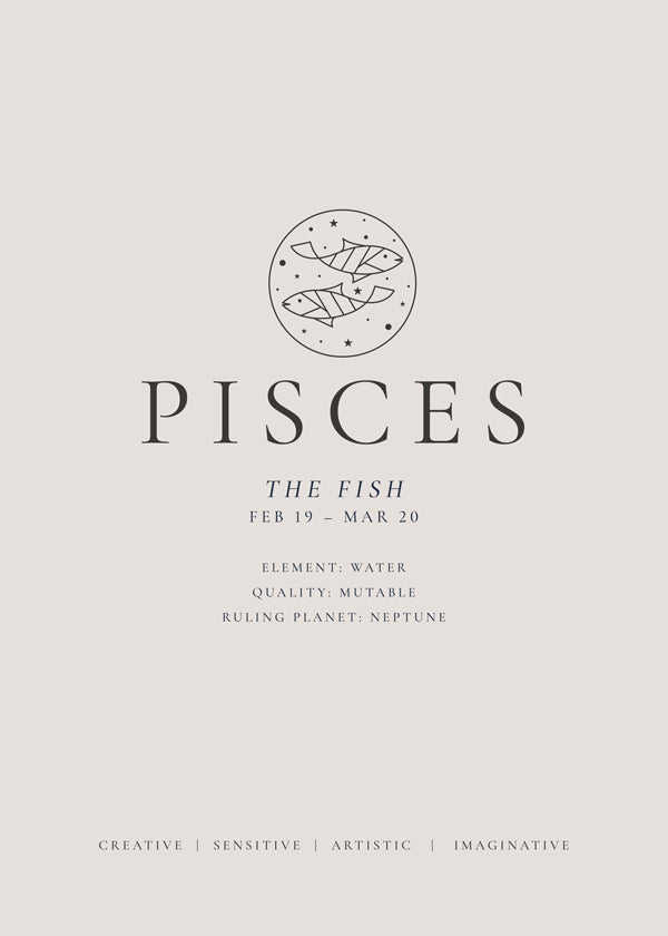 PISCES zodiac personality traits I
