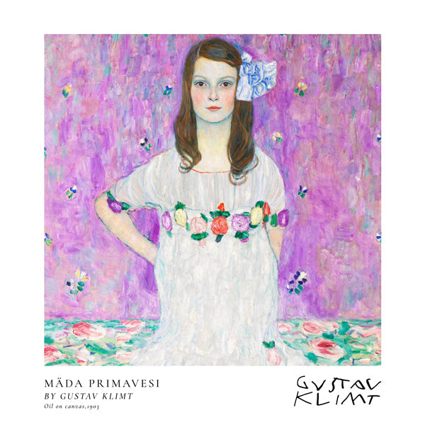 Mäda Primavesi by Gustav Klimt - Square