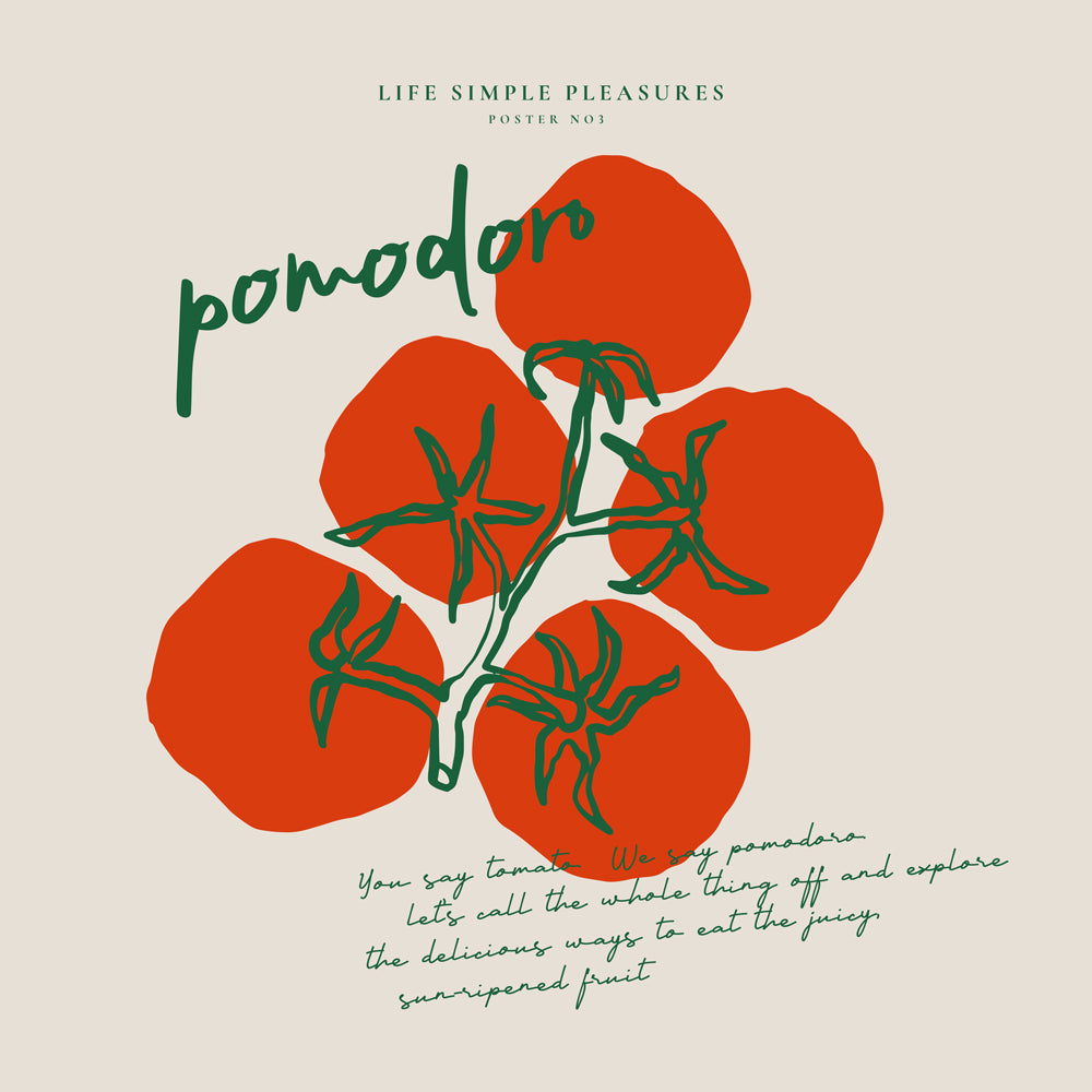 Life Simple simple pleasures - Pomodoro - SQUARE