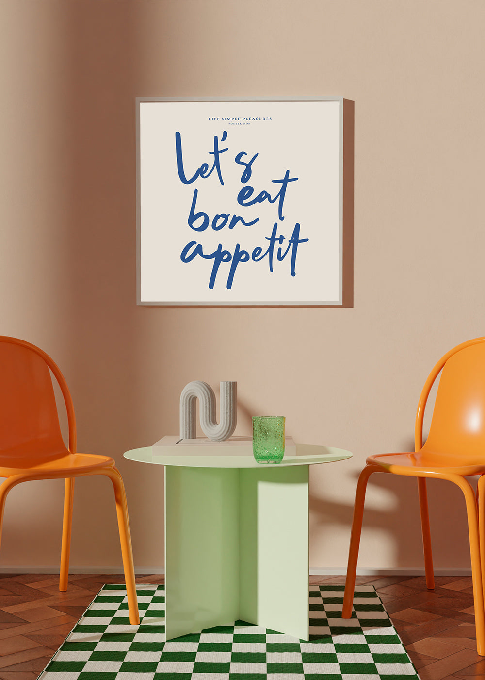 Life Simple simple pleasures - Let's eat, Bon Appetit - SQUARE