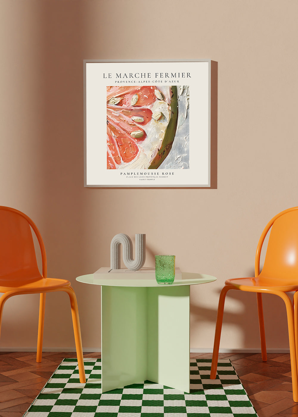 Le marche fermier - PAMPLEMOUSSE ROSE - SQUARE