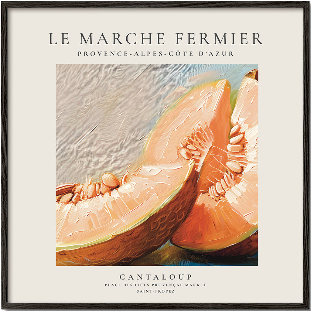 Le marche fermier - cantaloup - SQUARE