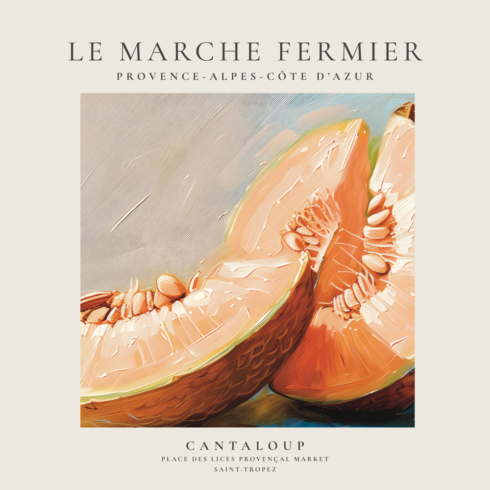 Le marche fermier - cantaloup - SQUARE